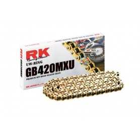 (99417092) Cadena Moto RK GB420MXU con 92 eslabones oro