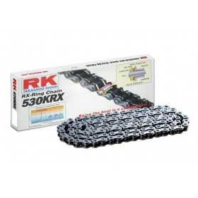 (99465120) Cadena Moto RK 530KRX con 120 eslabones negro