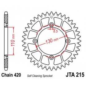 (A21555) Corona JT 215 de aluminio con 55 dientes