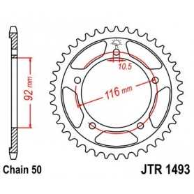 (R149341) Corona JT 1493 de acero con 41 dientes