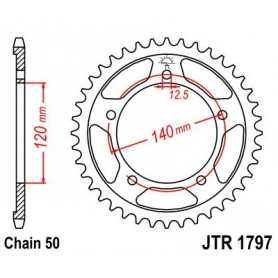 (R179741) Corona JT 1797 de acero con 41 dientes