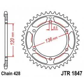 (R184751) Corona JT 1847 de acero con 51 dientes