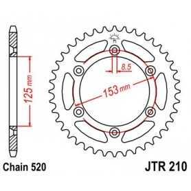 (R21050) Corona JT 210 de acero con 50 dientes