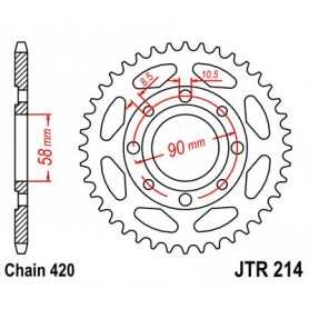 (R21436) Corona JT 214 de acero con 36 dientes