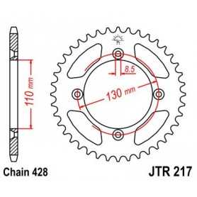 (R21749) Corona JT 217 de acero con 49 dientes
