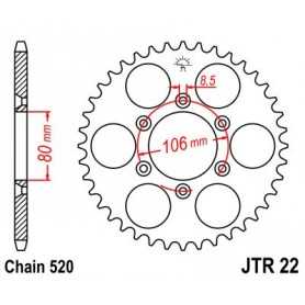 (R2249) Corona JT 22 de acero con 49 dientes