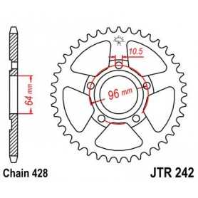 (R24253) Corona JT 242 de acero con 53 dientes