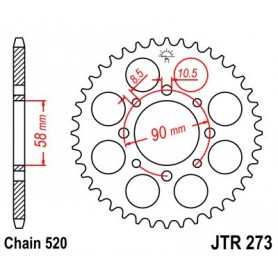 (R27345) Corona JT 273 de acero con 45 dientes