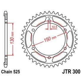 (R30046) Corona JT 300 de acero con 46 dientes