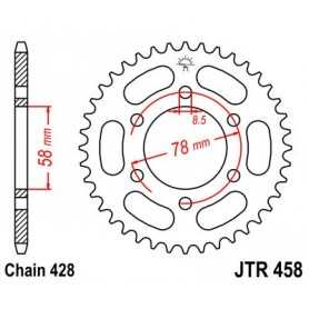 (R45837) Corona JT 458 de acero con 37 dientes