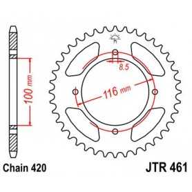 (R46153) Corona JT 461 de acero con 53 dientes
