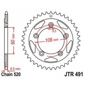 (R49138) Corona JT Ducati 851 Kit Superbike 851 AÑO 88 (38 dientes