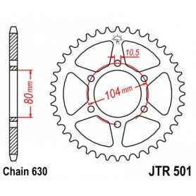 (R50135) Corona JT 501 de acero con 35 dientes