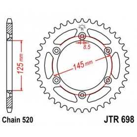 (R69844) Corona JT 698 de acero con 44 dientes