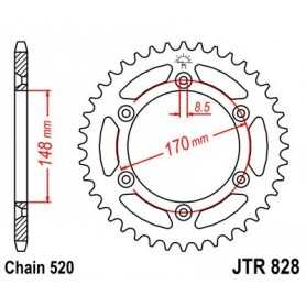 (R82847) Corona JT 828 de acero con 47 dientes