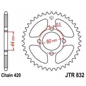 (R83238) Corona JT 832 de acero con 38 dientes