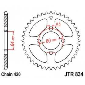(R83439) Corona JT 834 de acero con 39 dientes
