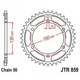(R85940) Corona JT 859 de acero con 40 dientes