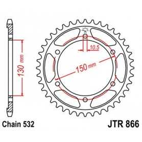 (R86646) Corona JT 866 de acero con 46 dientes