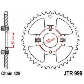 (R99945) Corona JT 999 de acero con 45 dientes