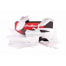 (43005) Kit plástica Polisport Honda blanco 90561