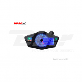 (49230) Marcador universal KOSO RX1N GP Style (blanco / azul) BA011220