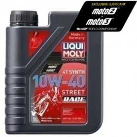 (14208) Aceite Liqui-Moly 100% sintético 4T 10W-40 Street Race 1L.