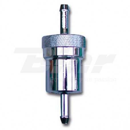 (891052) Filtro de gasolina BIHR aluminio anodizado desmontable 5/6mm L:75mm