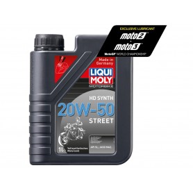 (20000009) Bote 1L de aceite Liqui Moly 100% sintético 20W-50 STREET