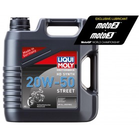 (20000022) Garrafa 4L de aceite Liqui Moly HD 100% sintético 20W-50 Street