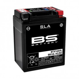 BATERIA BS SLA BTX14AHL/BB14L-A2/B2 (FA) HONDA CX 500 (CX500)