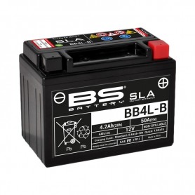 BATERIA BS SLA BB4L-B (FA) GILERA GSM 50