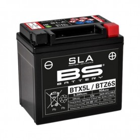 BATERIA BS SLA BTX5L/BTZ6S PEUGEOT V-CLIC 50 4T SILVER SPORT