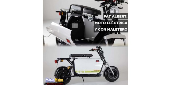 Fat Albert: Moto eléctrica y con maletero