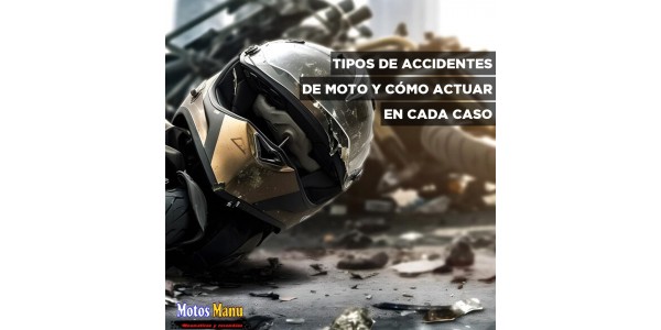 Tipos de accidentes de moto y cómo actuar en cada caso